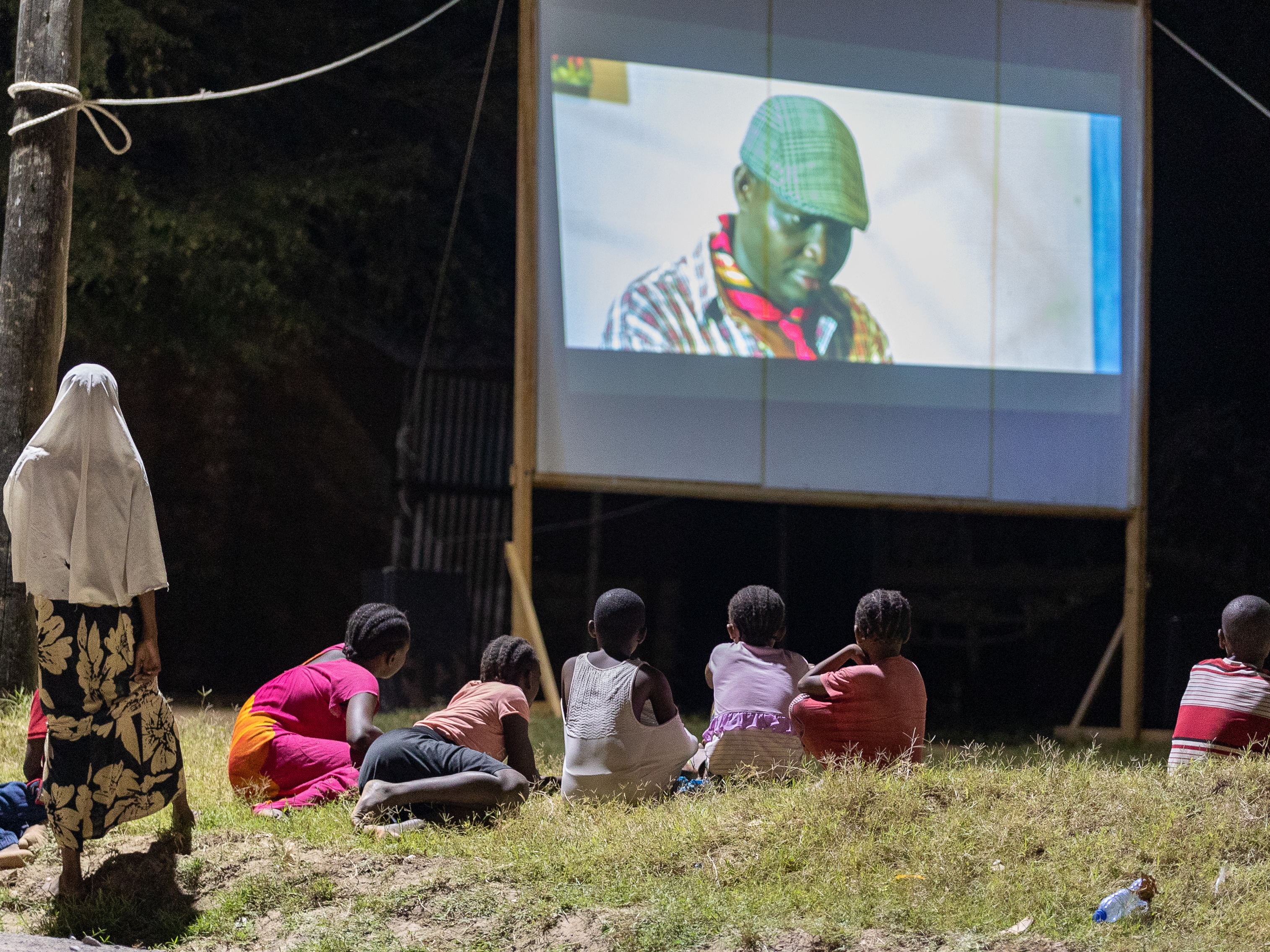 Film screening audience